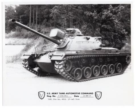 1967 Us Army M48a3 Patton Tank 8x10 Original Photo Ebay