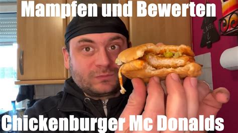 Chickenburger Mc Donalds Burger Der Kleine H Hnchen Burger Mit