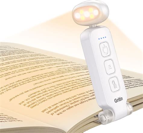 Gritin Lampe De Lecture Rechargeable Lampe De Lecture Pour Livre Au