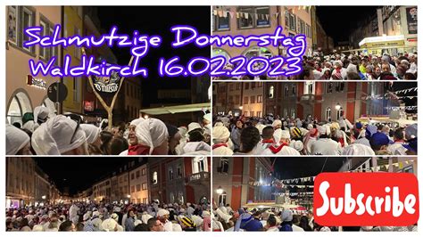 Schmutzige Donnerstag Waldkirch Nari Naro 16 02 2023 YouTube