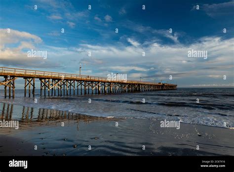 Goleta Beach Pier, California, USA Stock Photo - Alamy