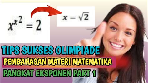 Tips Sukses Olimpiade Pembahasan Olimpiade Matematika Pangkat