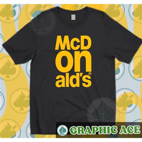 Mcdonalds Shirt Mcdo Tees Tshirt Shopee Philippines