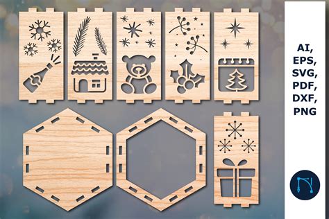 laser cut metal invitations for christmas 3