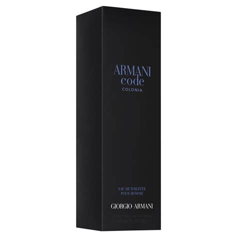 Buy Giorgio Armani Code Colonia Eau De Toilette 125ml Spray Online At