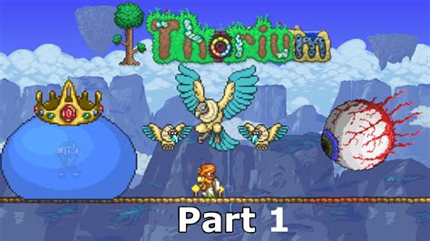 Terraria Thorium Thrower Class Only Part An Amazing Start Youtube