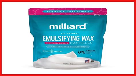 Great Product Milliard Non Gmo Emulsifying Wax Pastilles Nf 8 Oz