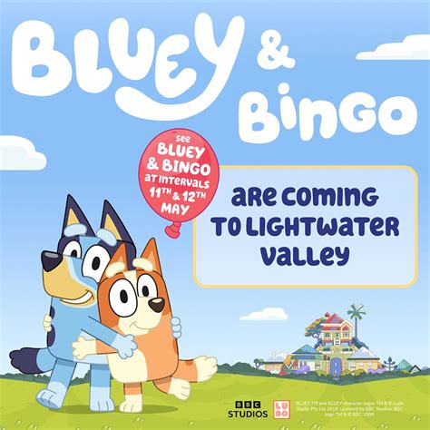 Meet Bluey Bingo At Lightwater Valley