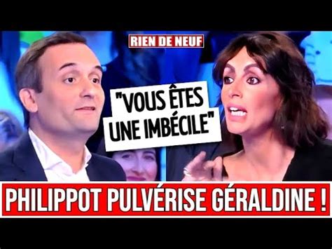 FLORIAN PHILIPPOT détruit GÉRALDINE MAILLET qui est INSUPPORTABLE YouTube