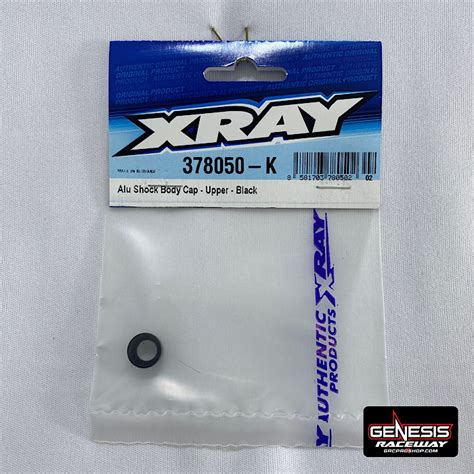 XRAY 378050K ALU SHOCK BODY CAP UPPER BLACK Genesis RC Raceway