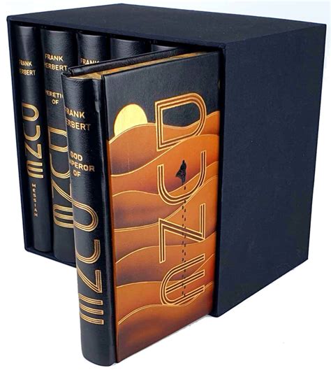 Frank Herbert Dune Saga A Collection Of Books In Leather Binding