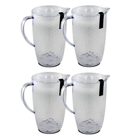 Lot De Pichet Anse Broc Carafe Avec Couvercle Et Bec Diam Tre