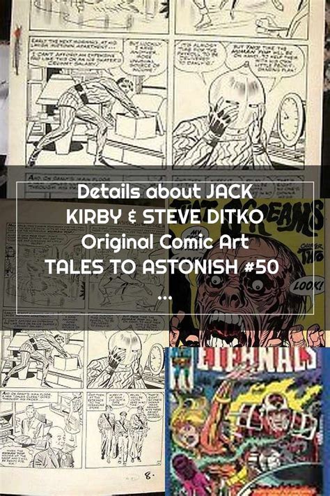 Jack Kirby Details About Jack Kirby Steve Ditko Original Comic Art