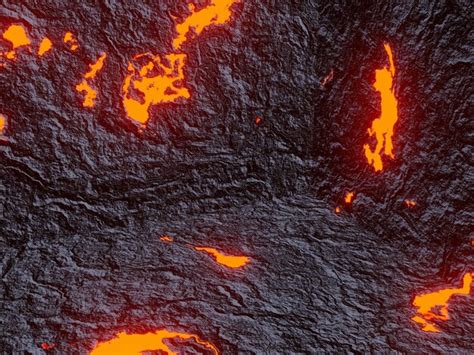 Premium Photo 3d Rendered Abstract Lava Rock Wall Background