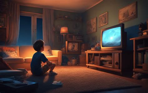 viendo television hasta tarde marcianos