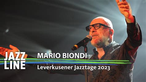 Mario Biondi Live Leverkusener Jazztage 2023 Jazzline YouTube