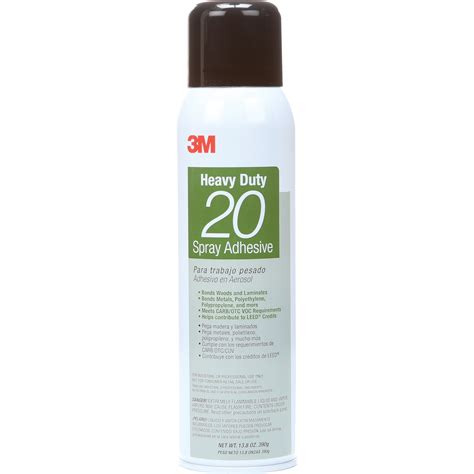 3m 20 Heavy Duty Spray Adhesive Af163 20 20oz Ind Shop Spray