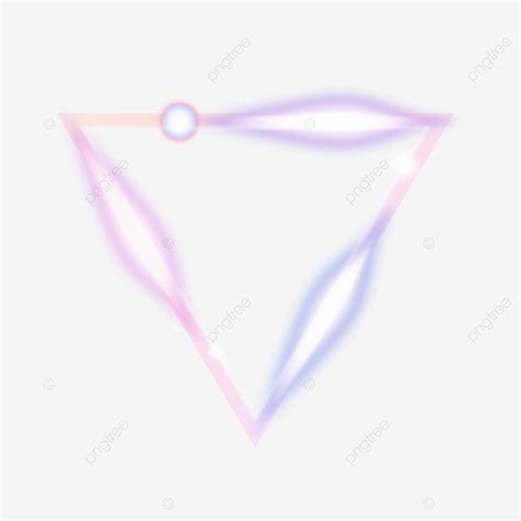 Bordure Lumineuse Triangulaire Invers E Png Perception Lumineuse