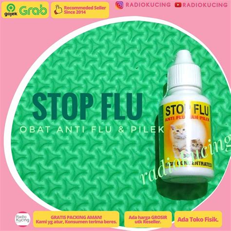 Jual Stop Flu 30 Ml Obat Flu Cat Pilek Influenza Pernafasan Kucing