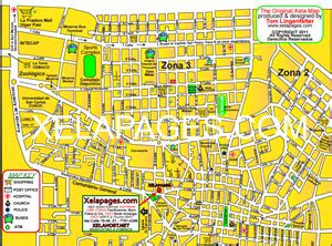 Street Map of Quetzaltenango, Guatemala - Xela Pages