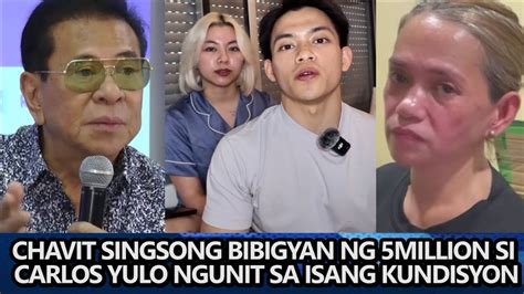 KUNDISYON Ni Chavit Singson Kay Carlos Yulo BAGO IBIGAY Ang 5M Pesos