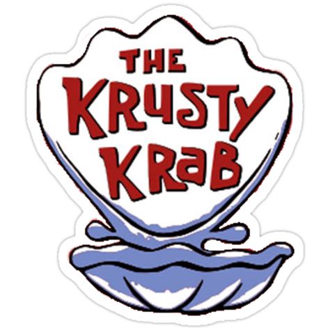 Krusty Krab Stickers By Ksell Redbubble