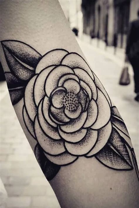 Eye-Catching Camellia Tattoo Ideas - TopTatts