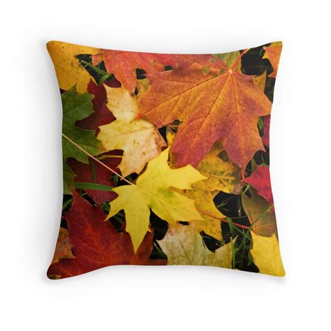 Autumn Leaves Throw Pillows | Leaves, Autumn leaves, Fall leaves images