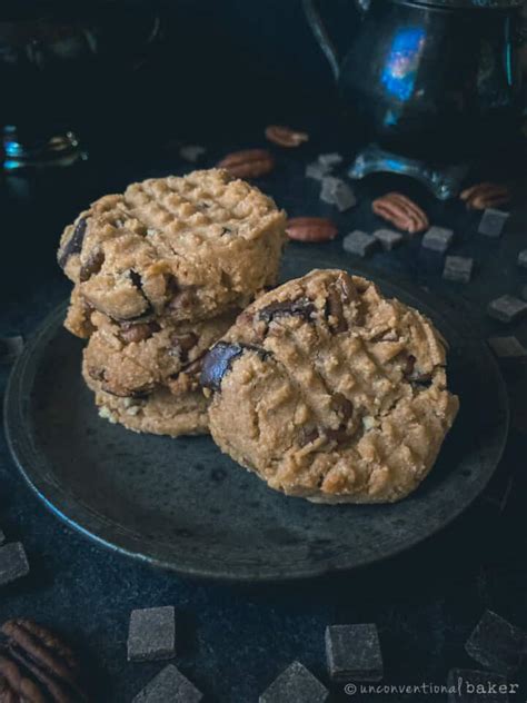 Peanut Butter Pecan Blondie Cookies Vegan Gf