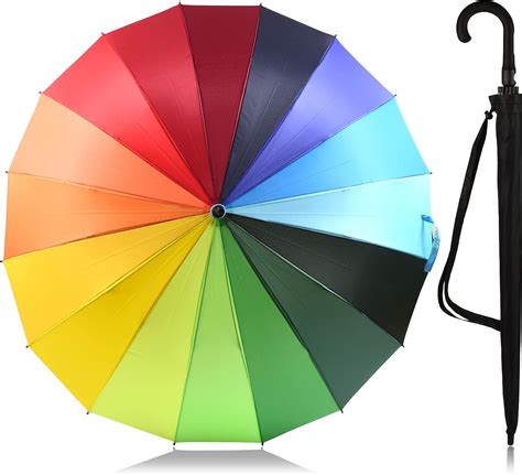 Sternenfunke Parapluie Aux Couleurs De L Arc En Ciel Grand Xxl