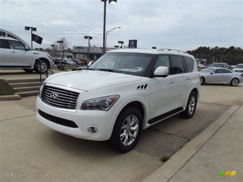 2012 Moonlight White Infiniti QX 56 62194370 Photo 11 GTCarLot