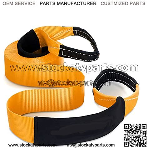 Genuine 33000lb Xtreme Heavy Duty Recovery Tow Strap 20ft X 4in