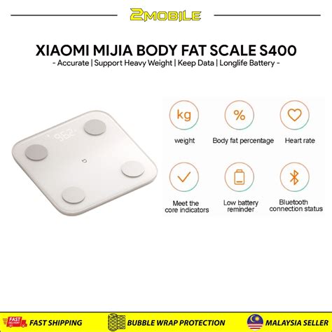 Xiaomi Bodyfat Scale S Body Composition Scale Kg Bluetooth