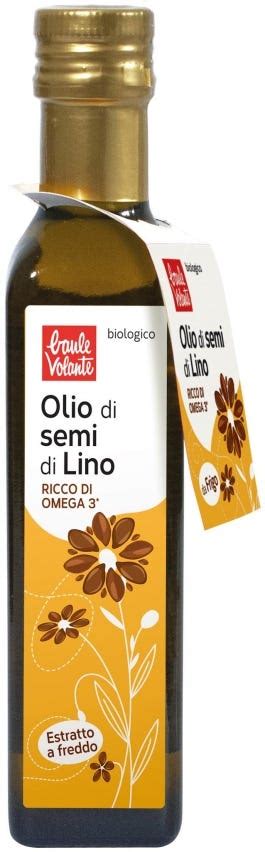 Olio Di Semi Di Lino Estratto A Freddo BAULE VOLANTE Agricoltura