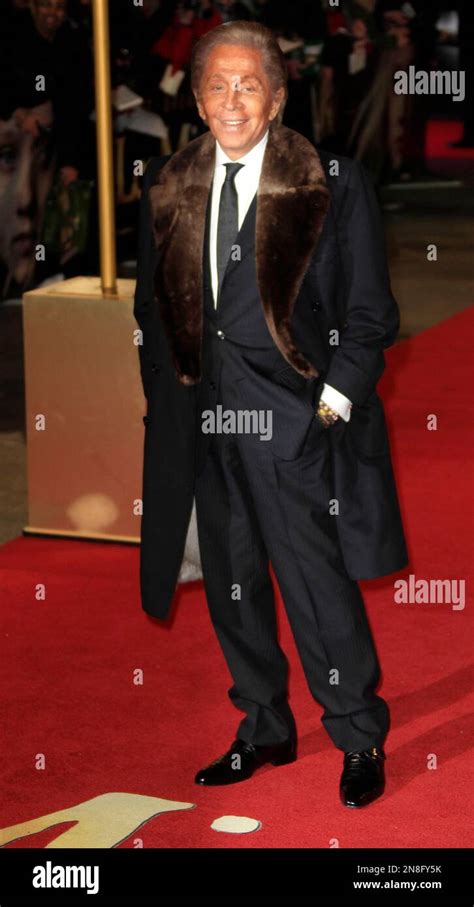 Valentino Arrives On The Red Carpet For The World Premiere Of Les