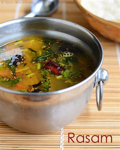 Easy Rasam Recipe How To Make Rasam Raks Kitchen Indian Vegetarian