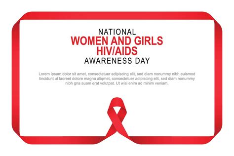 National Women And Girls Hiv Aids Awareness Day Background