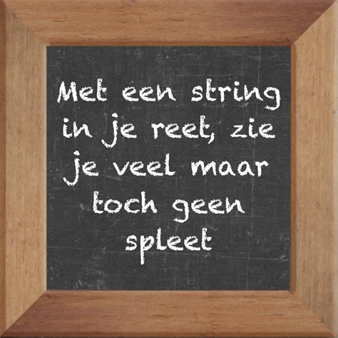 Krijtbord Spreuktegel Over Sex Met Spreuk Met Een String In Je Reet Zie Je Veel Maar Toch Geen