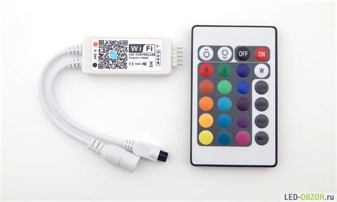 Обзор влагозащищённой светодиодной ленты RGBW на 12 вольт с Wi-Fi ...