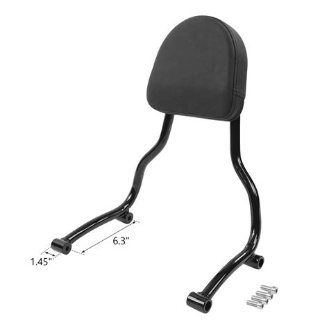 Black Rear Passenger Backrest Pad Sissy Bar Fit For Bmw R18 2020 2021 2022 Us Ebay