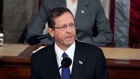 Israel President Herzog speaks to 'March for Israel,' demands – Article ...