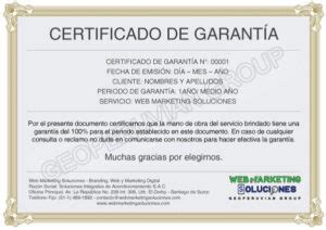 Certificado De Garant A Tipos Beneficios Y M S