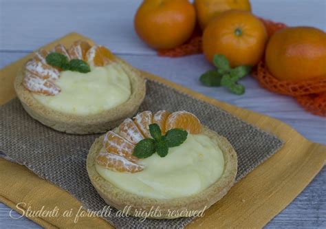 Crostatine Crema Pasticcera Ai Mandarini Ricetta