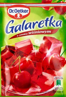 Dr Oetker Galaretka o smaku wiśniowym