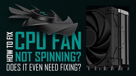 how to fix fan not spinning