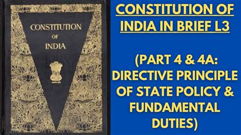 DPSP FUNDAMENTAL DUTIES CONSTITUTION OF INDIA Lecture 3 Easy