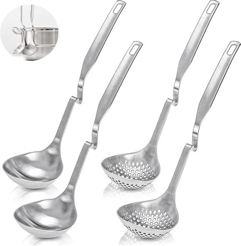 Amazon Collfa Soup Ladle Metal Sus Stainless Steel Ladles Spoon