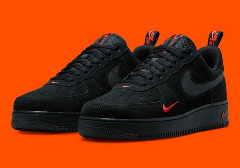 Nike Air Force 1 Low "Black/Orange" DZ4514-001 | SneakerNews.com