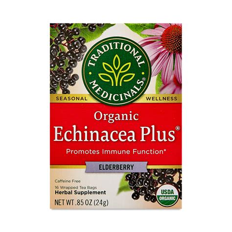 Echinacea Elderberry Herbal Tea Thrive Market