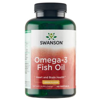 Swanson Omega Fish Oil Smak Cytrynowy Kapsu Ek Elowych Cena